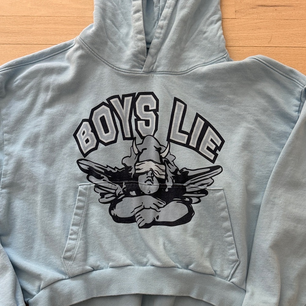 Boys Lie Light Blue Hoodie